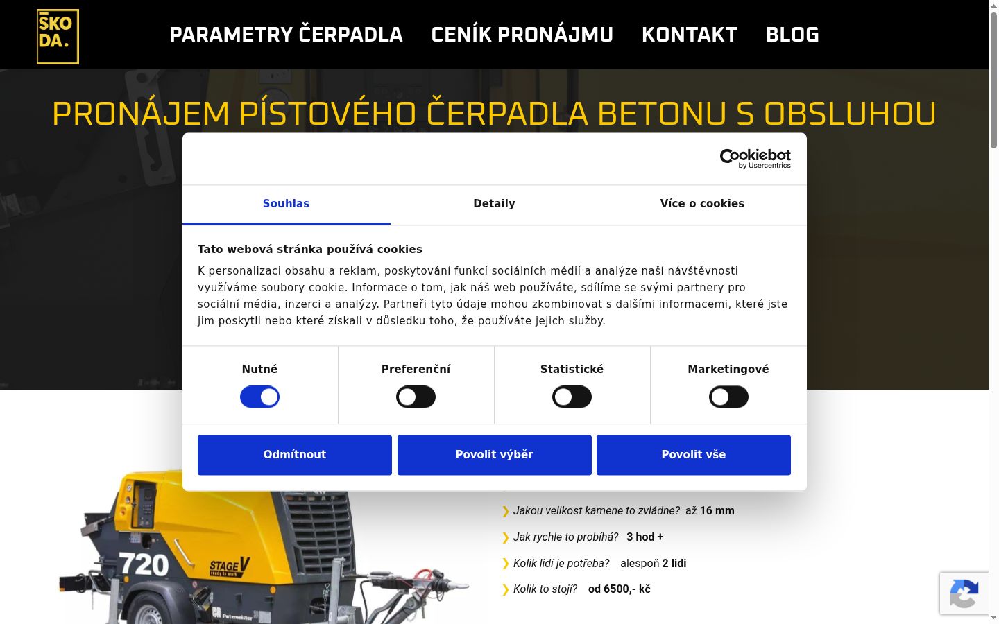 Screenshot tal-banner tal-kunsens muri qabel kwalunkwe interazzjoni