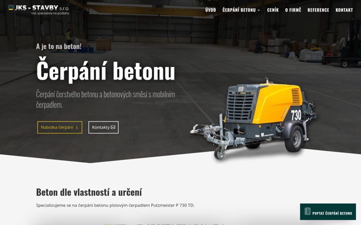 Screenshot ta' cerpatbeton.cz