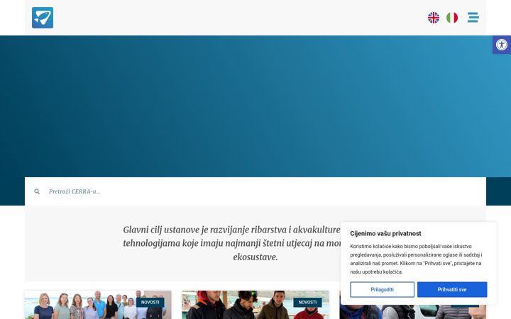 Screenshot van cerra.hr