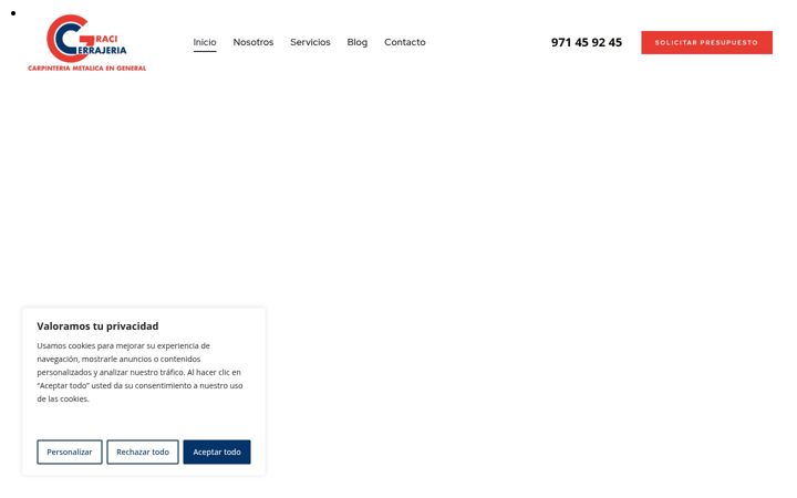 Screenshot ta' cerrajeriagraci.es