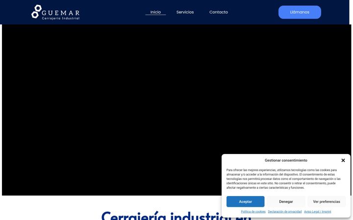 Screenshot του cerrajeriaguemar.es