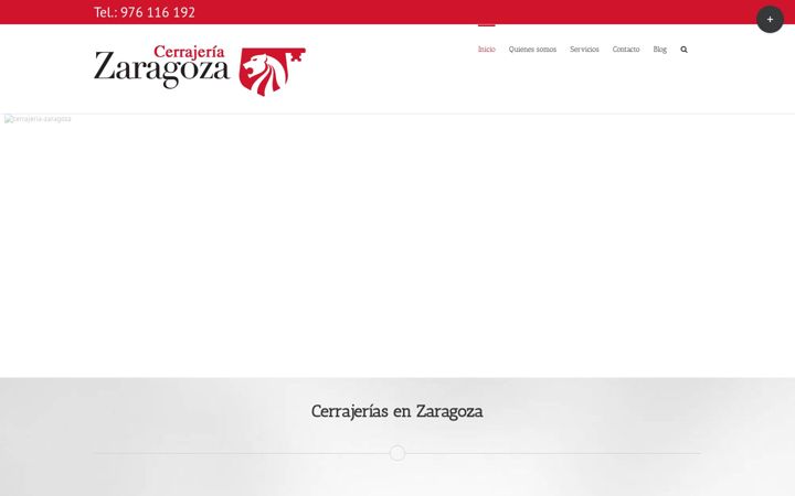 Screenshot του cerrajeriaszaragoza.es