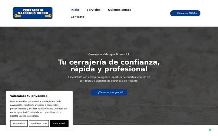 Screenshot του cerrajeriavalengusbueno.com.es