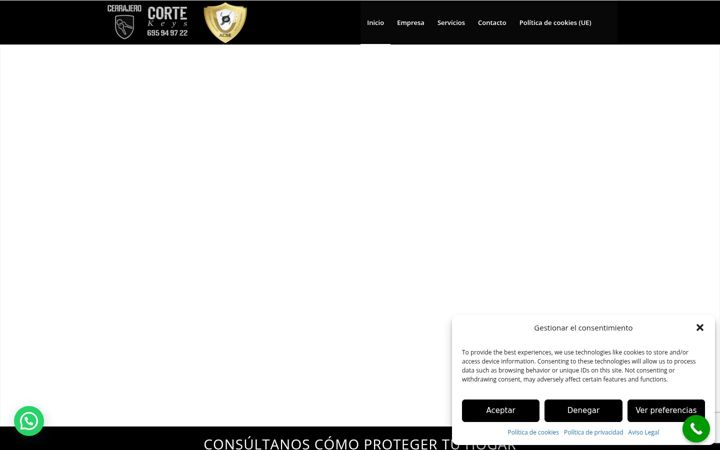 Screenshot του cerrajeroenasturias.es