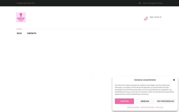 Snímek obrazovky cerrajeroipsofacto24h.eu