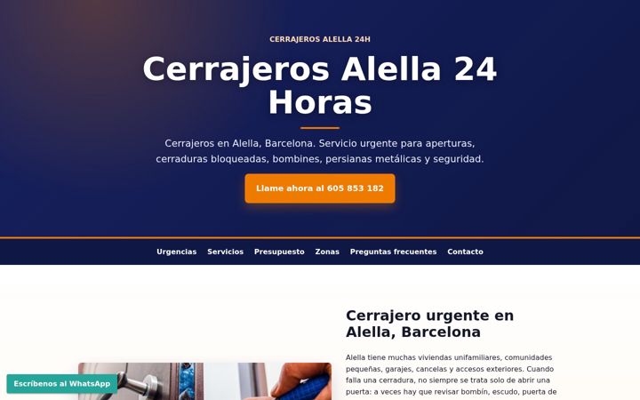 Ekrano kopija cerrajerosalella.org.es