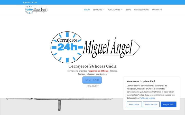 Capture d'écran de cerrajeroscadiz-miguelangel.es
