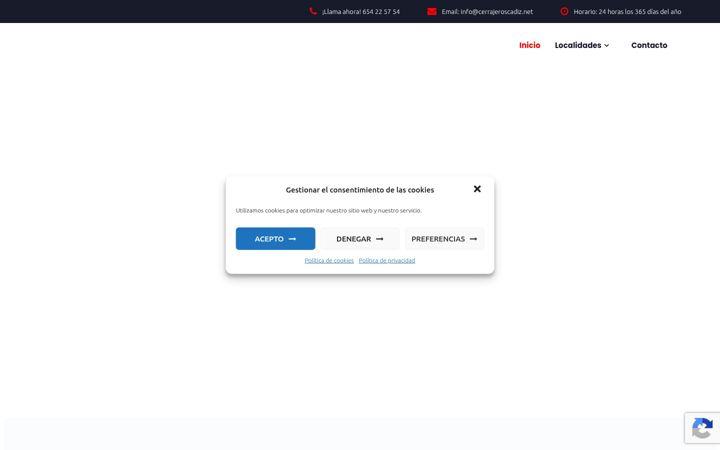 Screenshot di cerrajeroscadiz.net