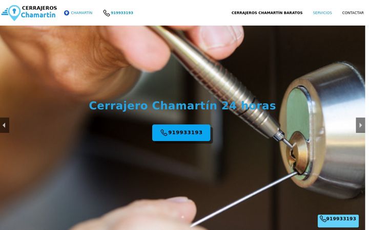 Capture d'écran de cerrajeroschamartin.es