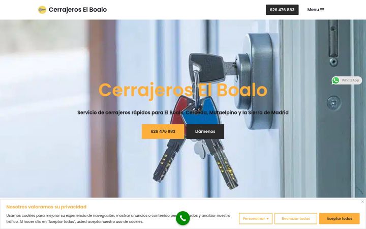Ekrano kopija cerrajeroselboalo.com.es