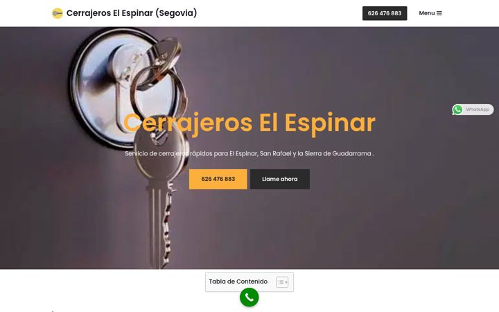 Ekrano kopija cerrajeroselespinar.com.es