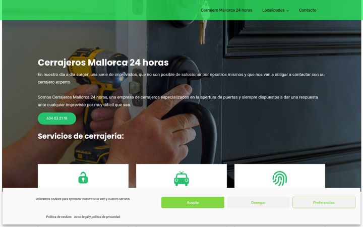 Ekrano kopija cerrajerosenmallorca.es