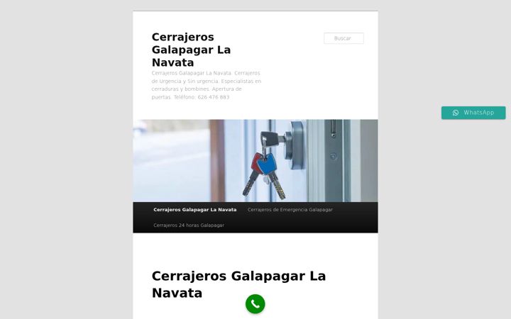 Capture d'écran de cerrajerosgalapagarlanavata.com.es