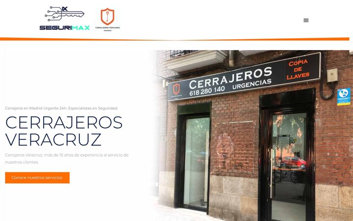 Snímek obrazovky cerrajerosveracruz.es