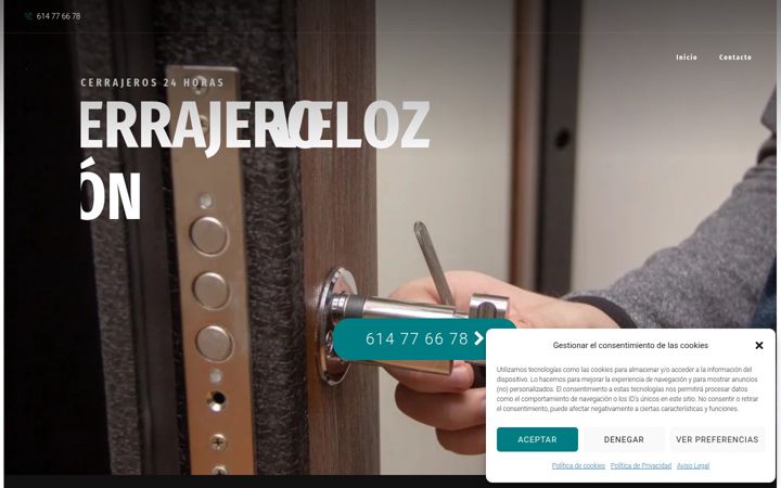 Snímek obrazovky cerrajerovelozcastellon24h.eu
