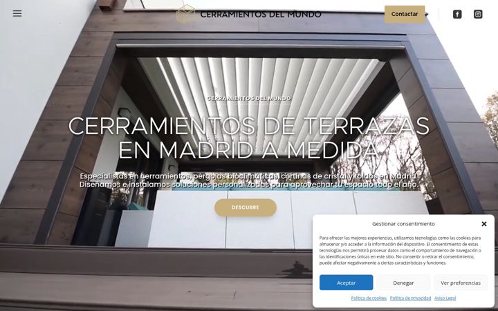 Capture d'écran de cerramientosdelmundo.es