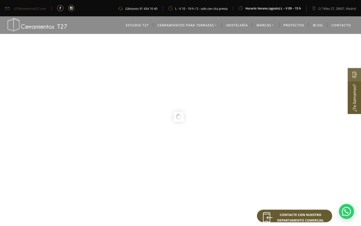 Capture d'écran de cerramientost27.es