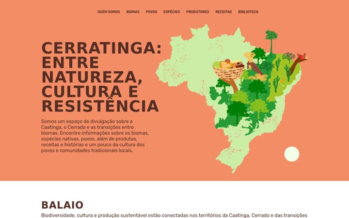 Screenshot von cerratinga.org.br