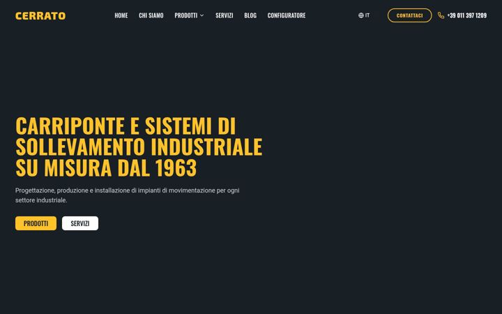 Screenshot του cerrato.it