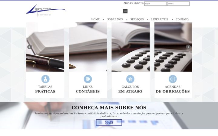 Screenshot von certacont.com.br