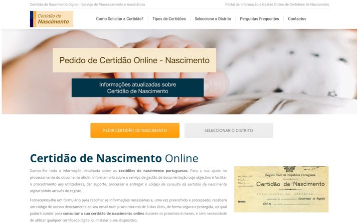 Zrzut ekranu certidao-nascimento-pt.org