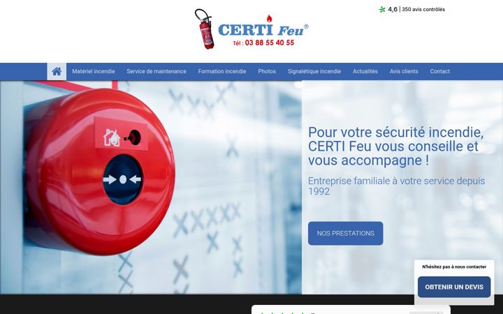 Skærmbillede af certifeu.fr