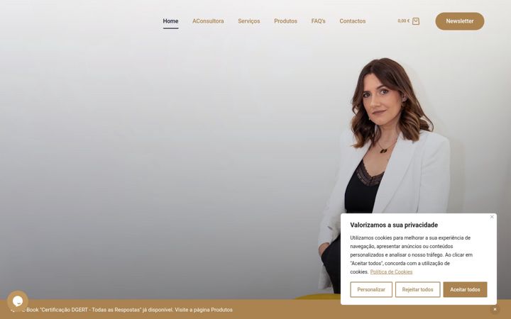 Screenshot von certificacaodgert.pt