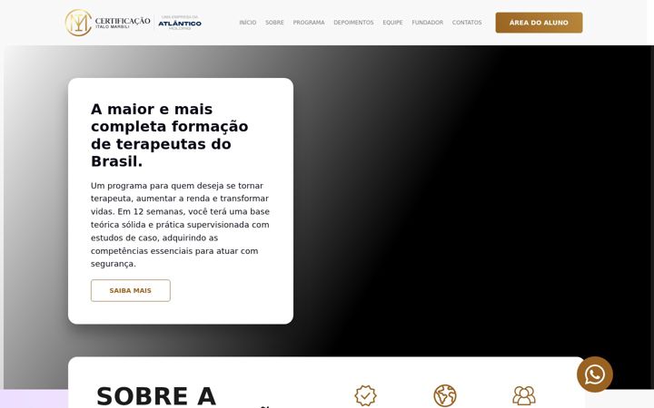 Screenshot von certificacaoitalomarsili.com.br