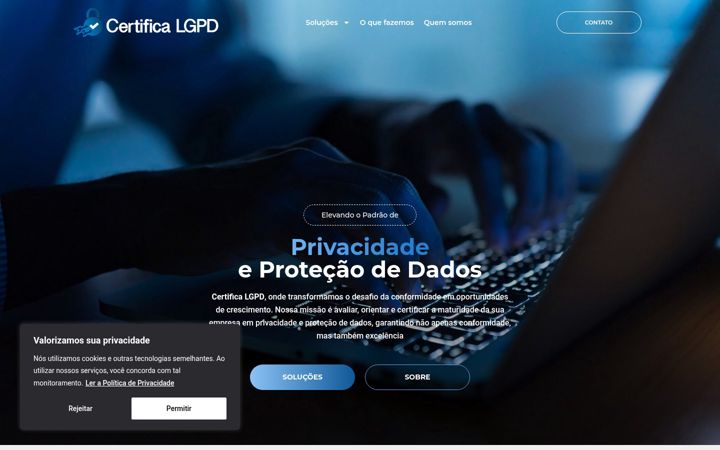 Screenshot von certificalgpd.com.br