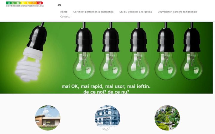 Zrzut ekranu certificateenergetice.eu