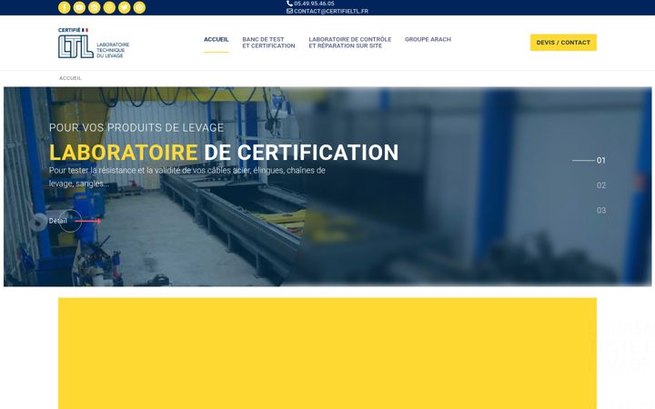 Screenshot di certifieltl.fr