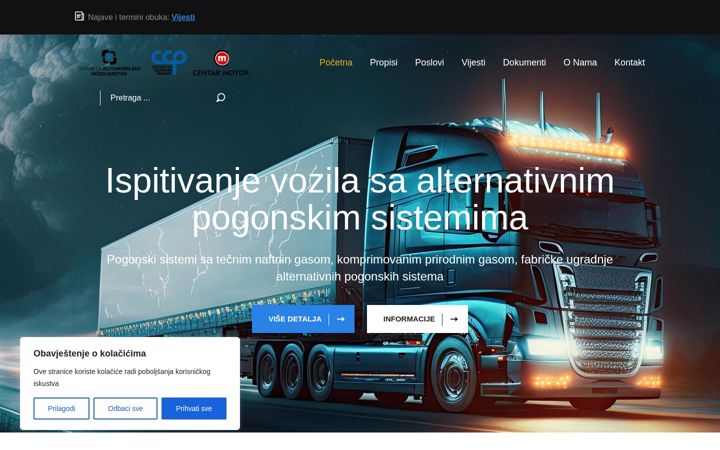 Screenshot of certifikacija.gov.ba
