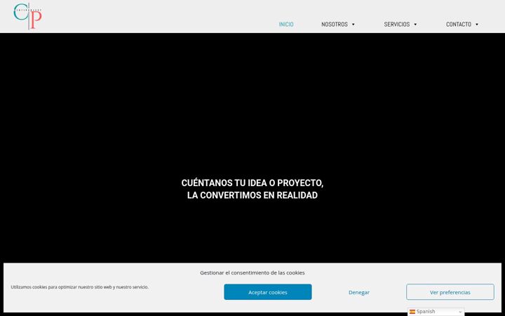 Ekrano kopija certiproject.es