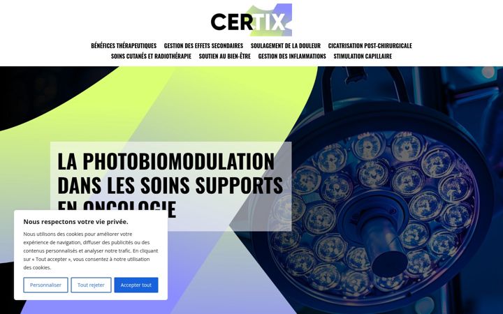 Screenshot di certix.fr