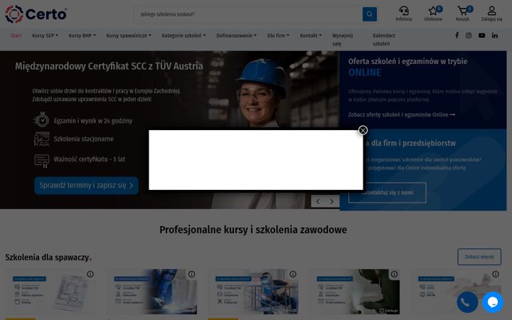 Screenshot von certo.pl