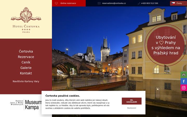 Screenshot ta' certovka.cz