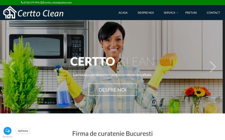 Captura de pantalla de certto.ro