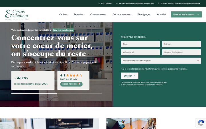 Screenshot of certus-clement-associes.com