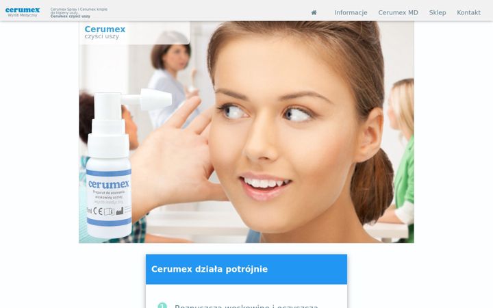Skærmbillede af cerumex.pl