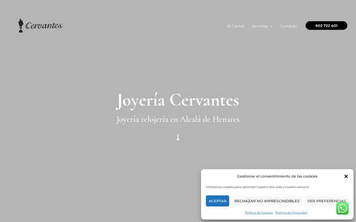 Ekrano kopija cervantesjoyeros.es