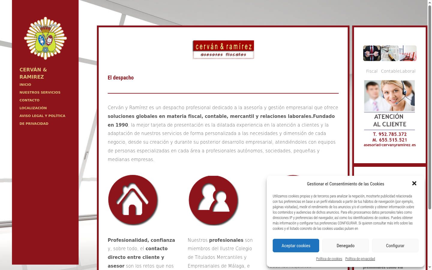 Screenshot des Einwilligungsbanners vor jeglicher Interaktion