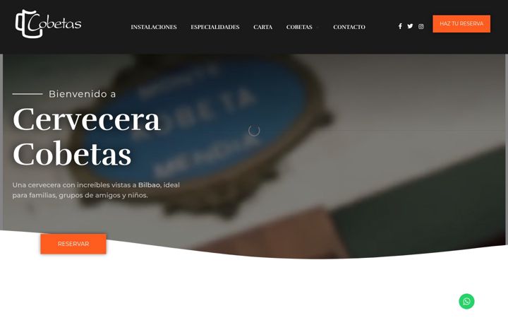 Ekrano kopija cerveceracobetas.es