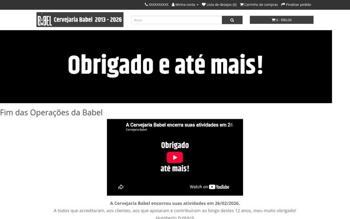 Ekrano kopija cervejababel.com.br