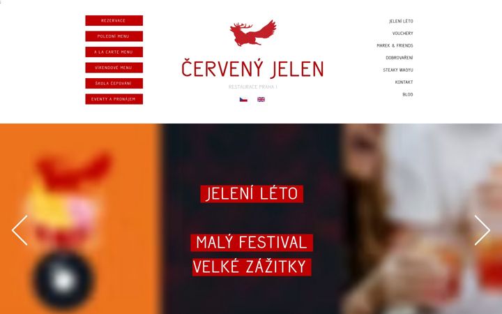 Screenshot ta' cervenyjelen.cz