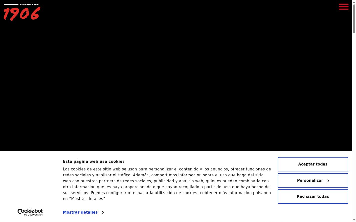 Capture d'écran de la bannière de consentement affichée avant toute interaction