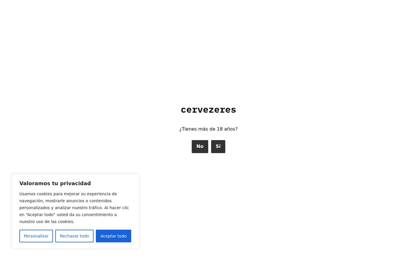 Capture d'écran de la bannière de consentement affichée avant toute interaction