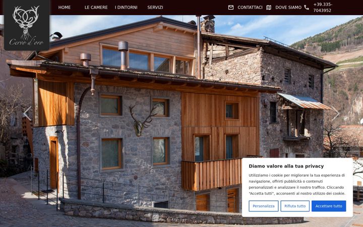 Screenshot von cervodoro.it
