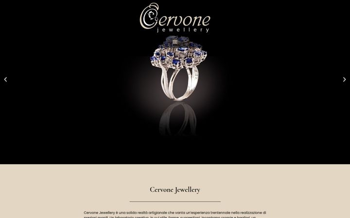 Captura de pantalla de cervonejewellery.it