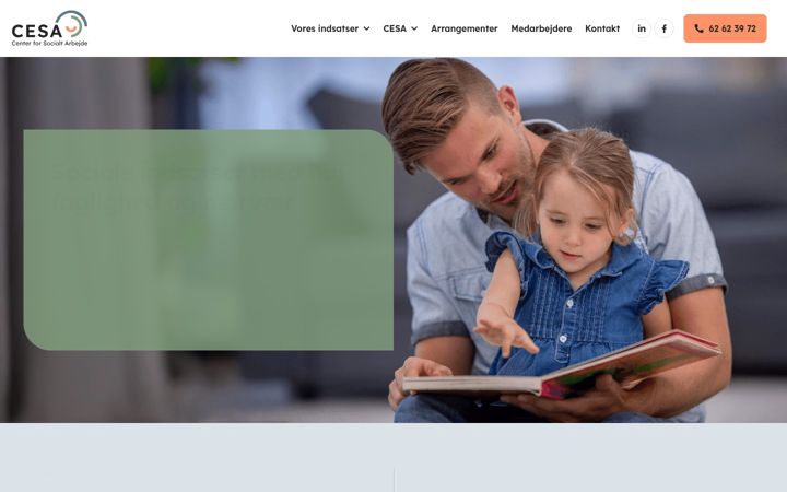 Skjámynd af cesa.dk