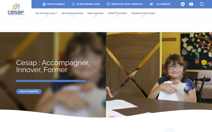 Screenshot von cesap.asso.fr